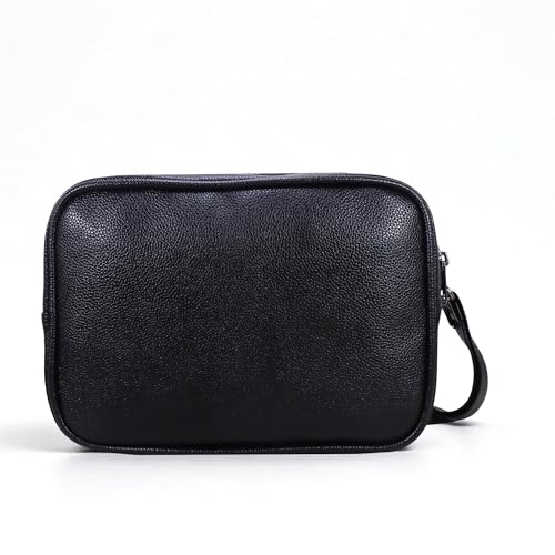 Image of kbi Mens Cash Bag Pouch Money Carrying Handling Luggage Multipurpose Travel Pouch vegan Leathe