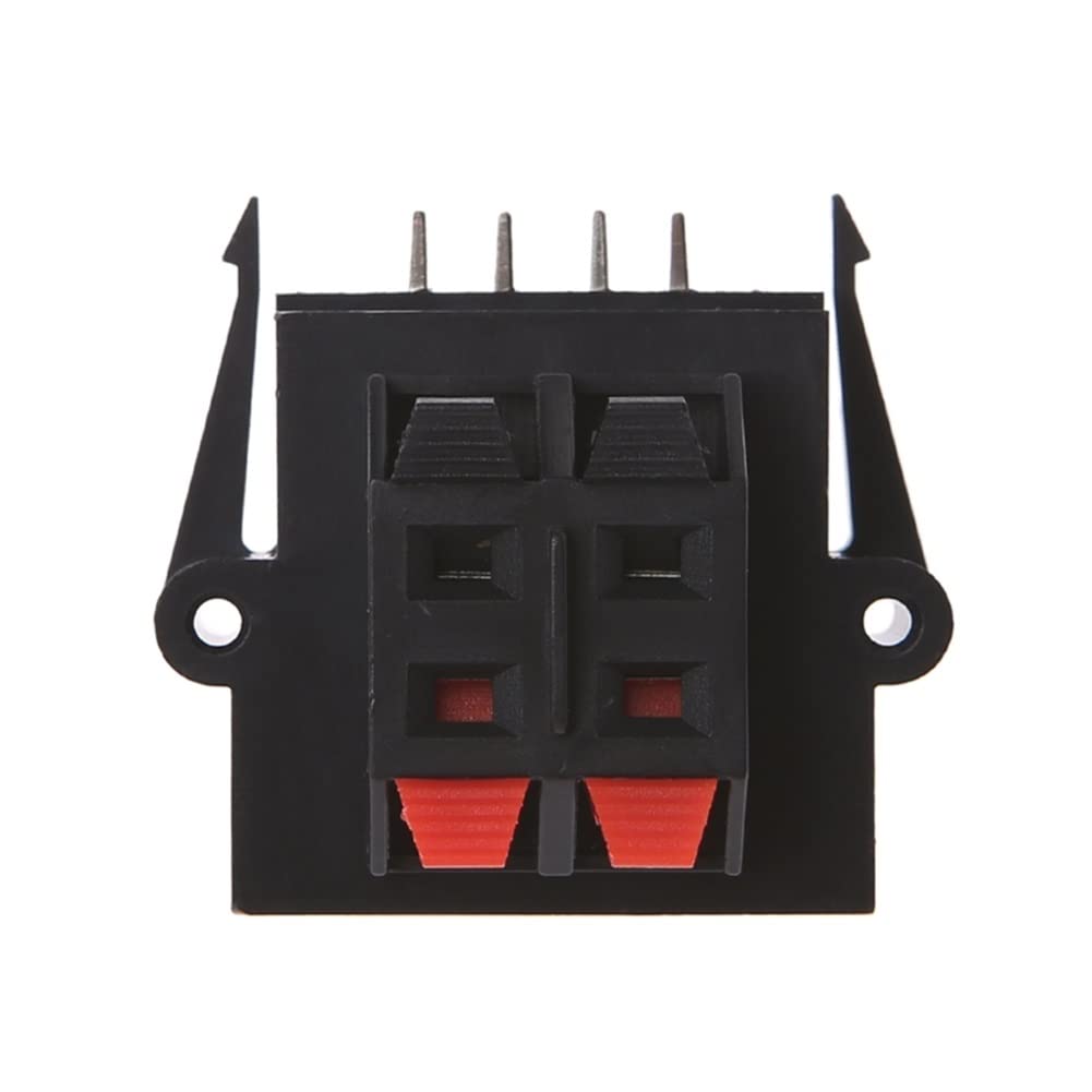 Speaker Connector 4 Way 2 Row Push Release Connector Strip