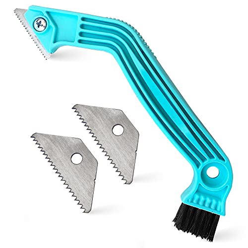 Comparison: Grout Saw Home Depot 8 PentaUSA Grout Removal Tool - Caulk Remover Tool for Tiles, Tile Grout Scraper Saw, Grout Saw, Caulking Tools, Scraper, Scrubber Brush, Tile Joint Cleaning Brush, Removes Caulks Dirts (2 Extra Blades)