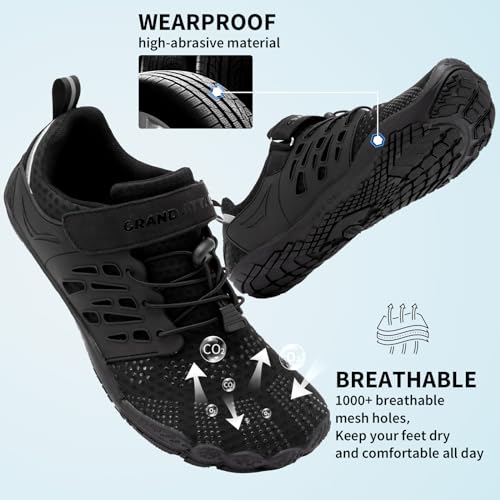 Grand Attack Barefoot Shoes Women Minimalist Zero Drop Lightweight Cross-Trainer for Wrestling Boxing Weightlifting Walking Shoes4