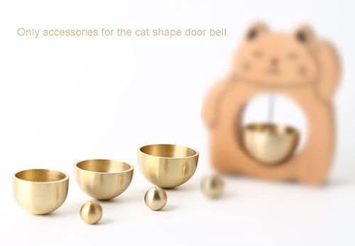 zalati Klingelschale und Kugel, Zubehör für Dopamin-Türklingel, Windspiele, Klangerinnerung, Ersatz