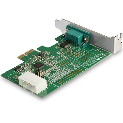 Startech.com 1-Port Pci Express Rs232 Serial Adapter Card - Pcie Rs232 Serial Host Controller Card - Pcie To Serial Db9 - 16950 Uart - Low Profile Expansion Card - Windows & Linux (Pex1S953Lp) #TOP3