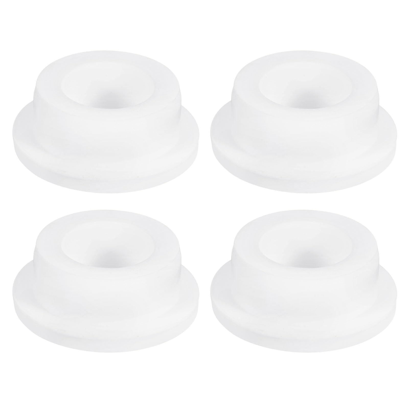 uxcell 4Pcs White Plug Holes, Waterproof Rubber Button Plug for 28.5mm / 1.12" Hole