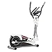 BH Fitness Athlon Program Bicicleta elíptica, Adultos Unisex, Blanco/Gris/Granate, Talla Única