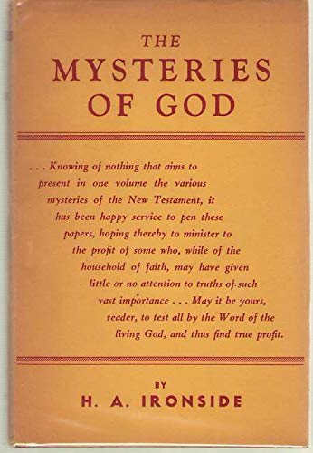 The Mysteries of God B010TQ6Y0Y Book Cover