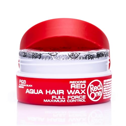 Image of Redone Hair Wax Red 150ml | Ultra Hold & Maximum Control | High Shine Styling Wax for Men & Women | Edge Control & Non-Sticky Finish | Strawberry Scent | Professional Barber Hair