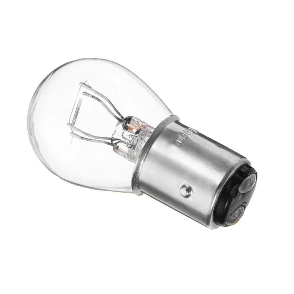 BEIWAOK Brake Light Bulbs, Turn Signal Bulb for Marker Tail Running,Parking Backup Lights, Dual-filament Halogen Lamp,1157 BAY15D Base,21/5W DC12V,Set of 10