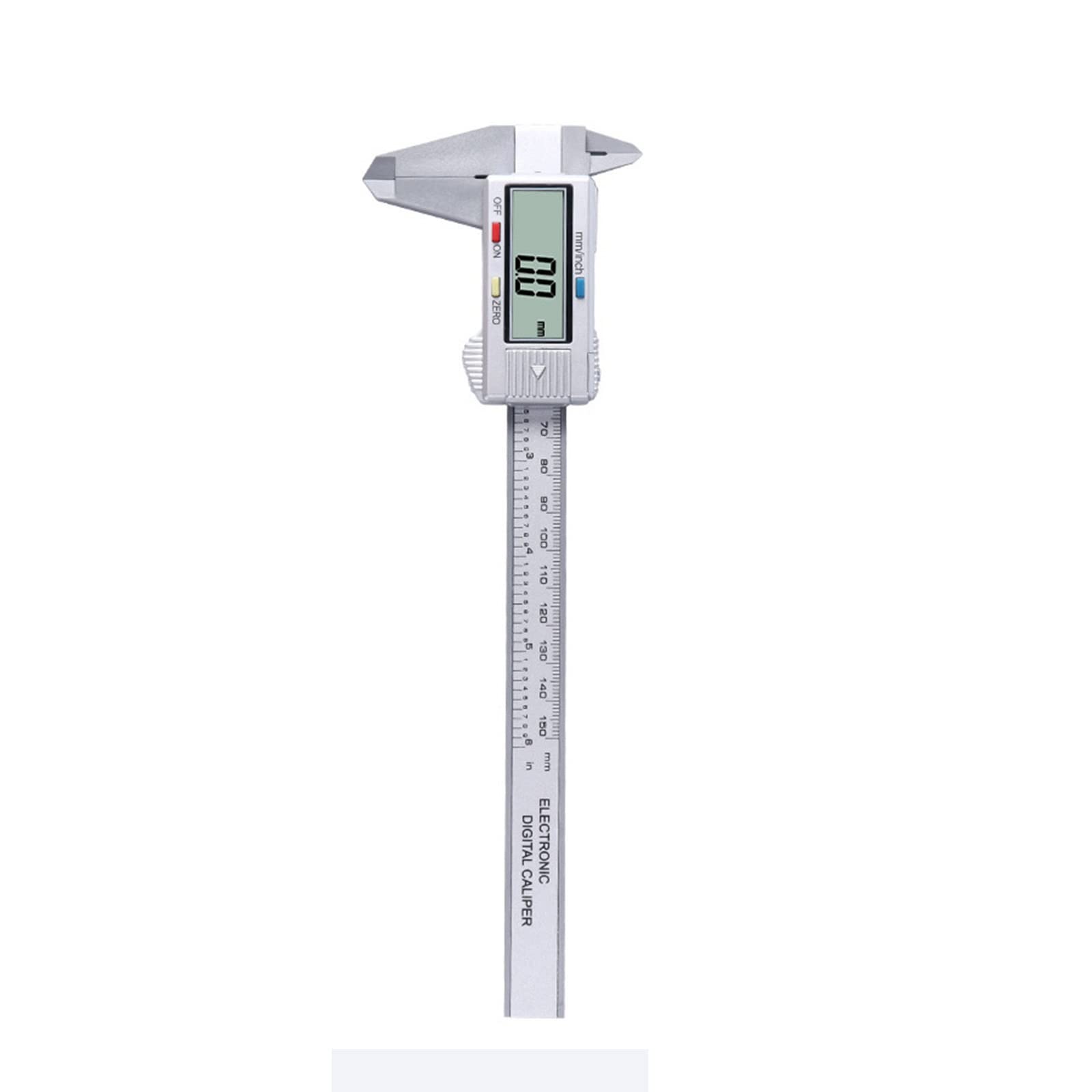Calibrador Electrónico Digital De 150 Mm con Pantalla Grande De 6 Pulgadas para Uso Doméstico E Industrial.,Silver-0-150mm