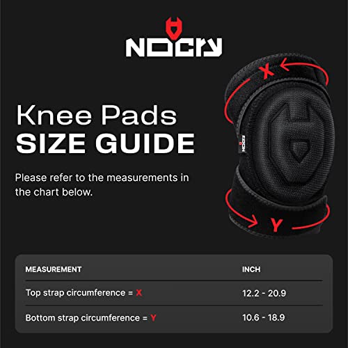 NoCry Gardening Knee Pads for Women & Men with Soft Foam Cushion and Adjustable, Easy-to-Use Non-Slip Straps — Durable, Lightweight Design — Perfect for Gardening or Cleaning Floors