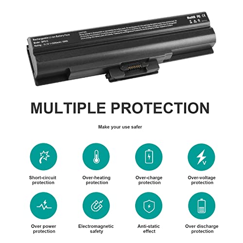 Bps13 Laptop Battery For Sony Vaio Vgn-Cs Vgn-Fw Vgn-Aw Vgp-Bps13 Vgp-Bps13A Vgp-Bps13B Vgp-Bps13A/B Vgp-Bps13B/Q Vgp-Bps13B/S Vgp-Bpl13 Pcg-81214L Pcg-81114L Vgp-Bps21 Vgp-Bps21A Vgp-Bps21B #TOP3