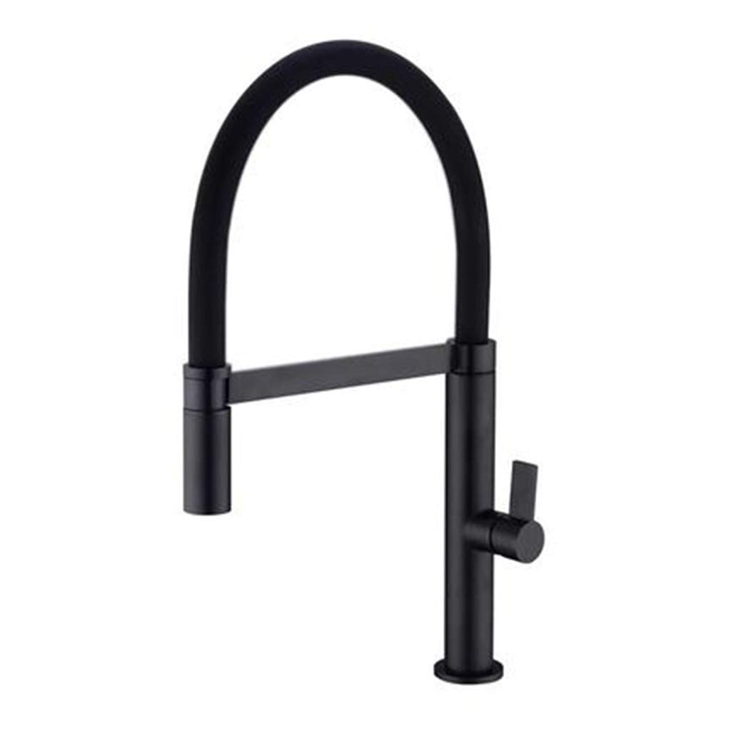 Robinet d'évier de cuisine multifonction au fini soigné avec ressort de traction durable