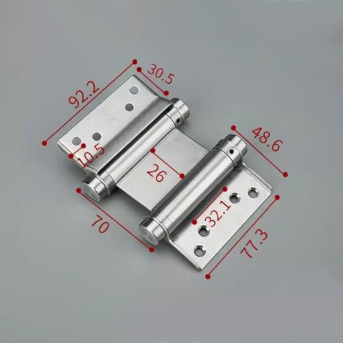 Charnière à ressort acier inoxydable robuste pour porte lourde - 7