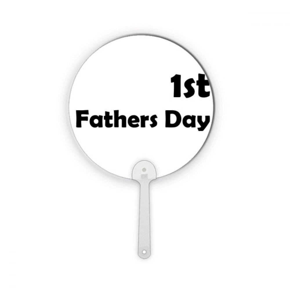 1st Father's Day festival éventail en plastique pour rafraîchir vos fêtes