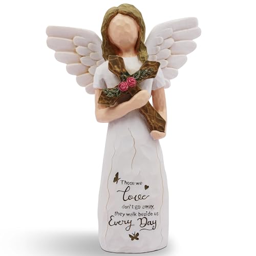 AUKEST Trauergeschenke für den Verlust eines geliebten Menschen - Trauergeschenke, Trauergeschenk, Gedenkgeschenke, Engelsstatue, Gedenkgeschenke, Trauergeschenke, Engelsfiguren
