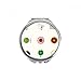 Casino Small Element Illustration Hand Compact Mirror Round Portable Pocket Glass