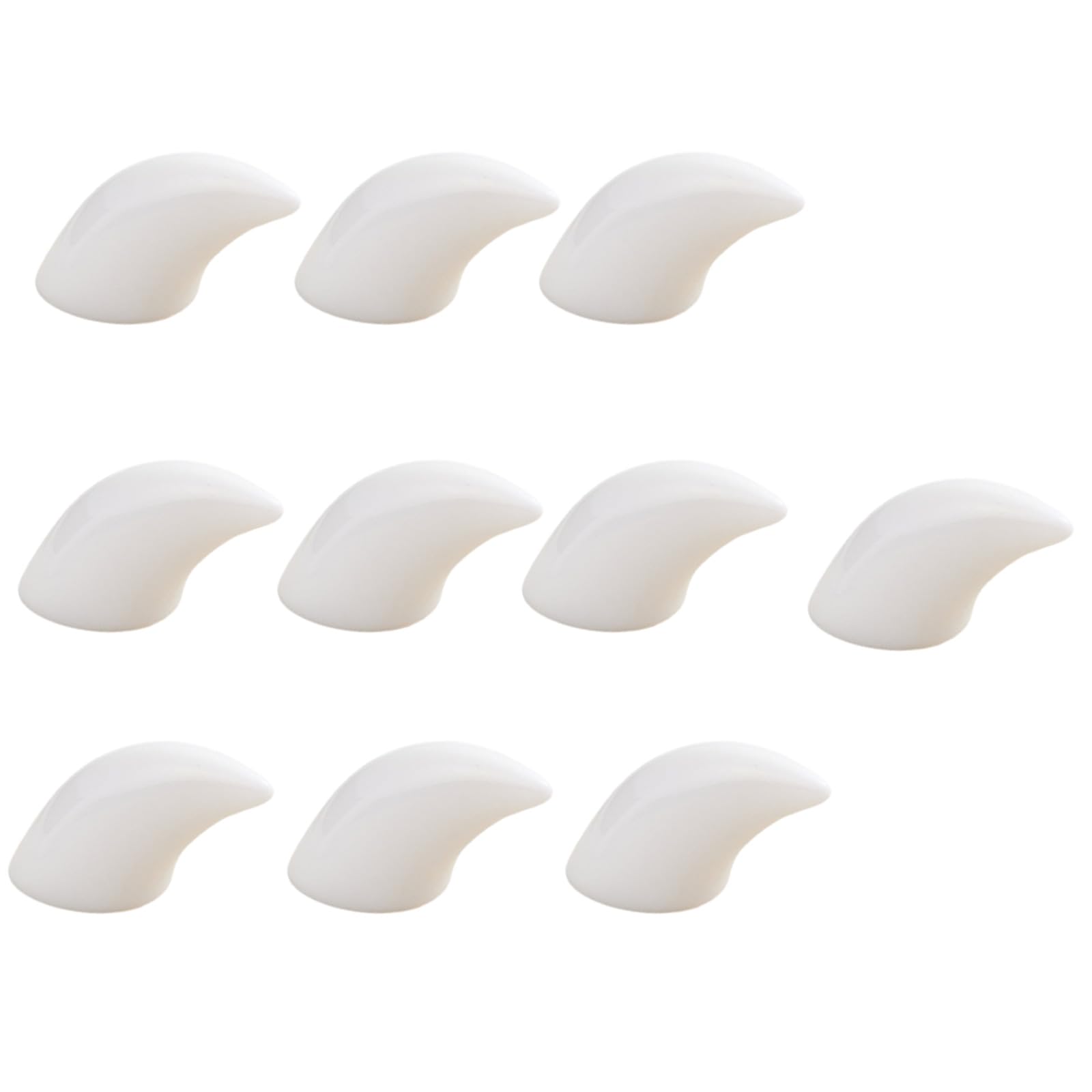Gissroys Fursuit Paw Nails Realistic Animal Resin Bestial Cats Paws Glove Stuff Halloween Cosplay Costume Accessory Resin Claws, White, One Size