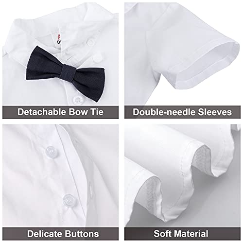 Image of A&J DESIGN Baby Boys Gentleman Suit, 2Pcs Outfit Shirt & Pants