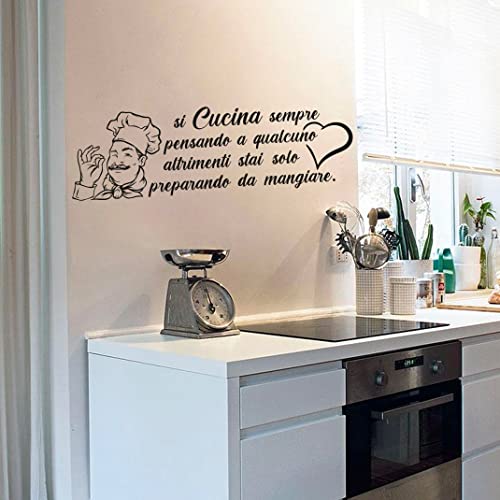 Gesar Adesivo da Parete - Adesivo Muro - Frase si