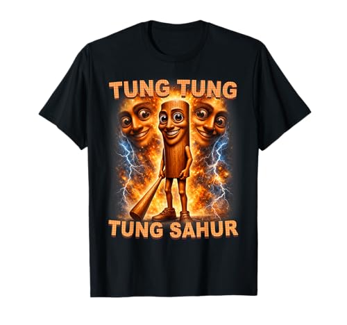 Tung Tung Tung Sahur is Calling Funny Italian Brainrot T-Shirt