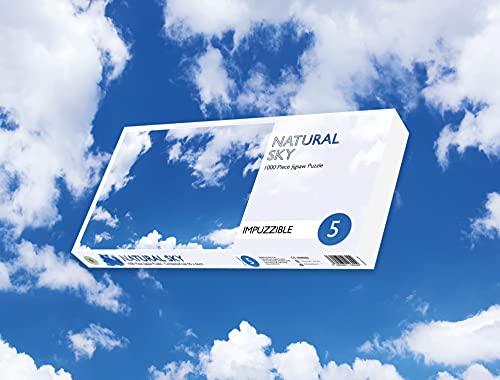 Impuzzibles - Natural Sky 1000 Piece Jigsaw Puzzle for Adults - 66cm X 50cm, Hard Jigsaw Puzzles, Impossible Jigsaw Puzzles, Challenging Puzzles