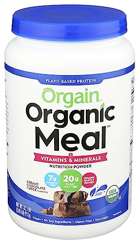 Orgain, Meal Replacement Creamy Chocolate Fudge Organic, 32.16 Ounce #TOP17