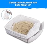 120 Count Extra Large Cat Litter Box Liners, Sacs à Receptacles pour Cleanpethome auto-nettoyant Cat Litter Box