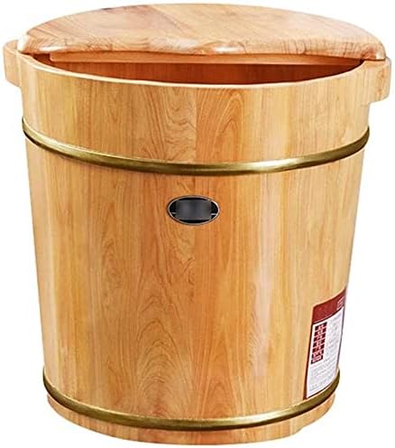 Footbath Barrel,Foot Washing Barrel, Foot Bath Wooden Tub, Spa Massage Foot Tub, Foot Bath Barrel, Foot Relaxing, Pain Fatigue Relief