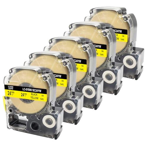 HeeMee �L���O�W���p �e�v���e�[�v 24mm�� PRO �e�[�v�ySC24YW�E���n�������E5�Z�b�g�z8m�� ���~�l�[�g�e�[�v �݊��i �h�� ���S�� �����O�V�[�� �����p�i�iSC24YW�E5�j