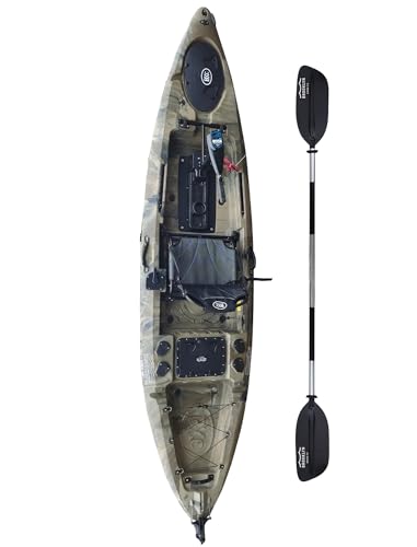 Brooklyn 12.0 Pro Pedal or Motorized Kayak 12' Sit On Top Fishing Kayak Choose Flipper Drive,...