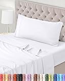 Utopia Bedding - Set Lenzuola Letto Singolo 3 Pezzi 90x190 cm - Spazzolata Poliestre di Mi...