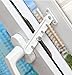 Entrebâilleur de fenêtre à battant, verrou de sécurité pour bébé, verrou anti-pincement, entrebâilleur de ventilation de fenêtre, ouverture vers l'extérieur pour fenêtre UPVC, bois et aluminium