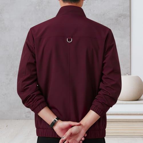 Image of MIA FASHION Men's Stylish Winter Jacket, Full Sleeve, Regular Fit | Stand Collar, Windcheater & Zipper Closure jacket