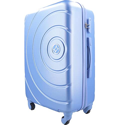 Mala Grande de Viagem Demetria em Fibra Abs - Azul