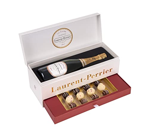 Champagne & Truffles Bundle: Laurent Perrier La Cuvee Brut (75cl) + Montezuma's Truffle Set