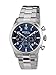 Produktbild Breil Tribe Herren Chronograph Classic Elegance Edelstahl Silber-Blau 42mm, Wasserdichtigkeit: 5 Bar, EW0226