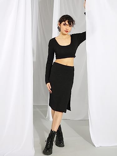Image of KOTTY Women Polyester Co-ords Dress Set