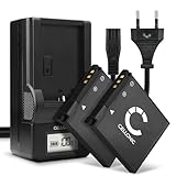 CELLONIC, Batterie pour Caméra Compatible avec Canon PowerShot NB 8L, A2200, A3100 is, A3300 (3.7V, 700mAh) 2 Pièces + Chargeur