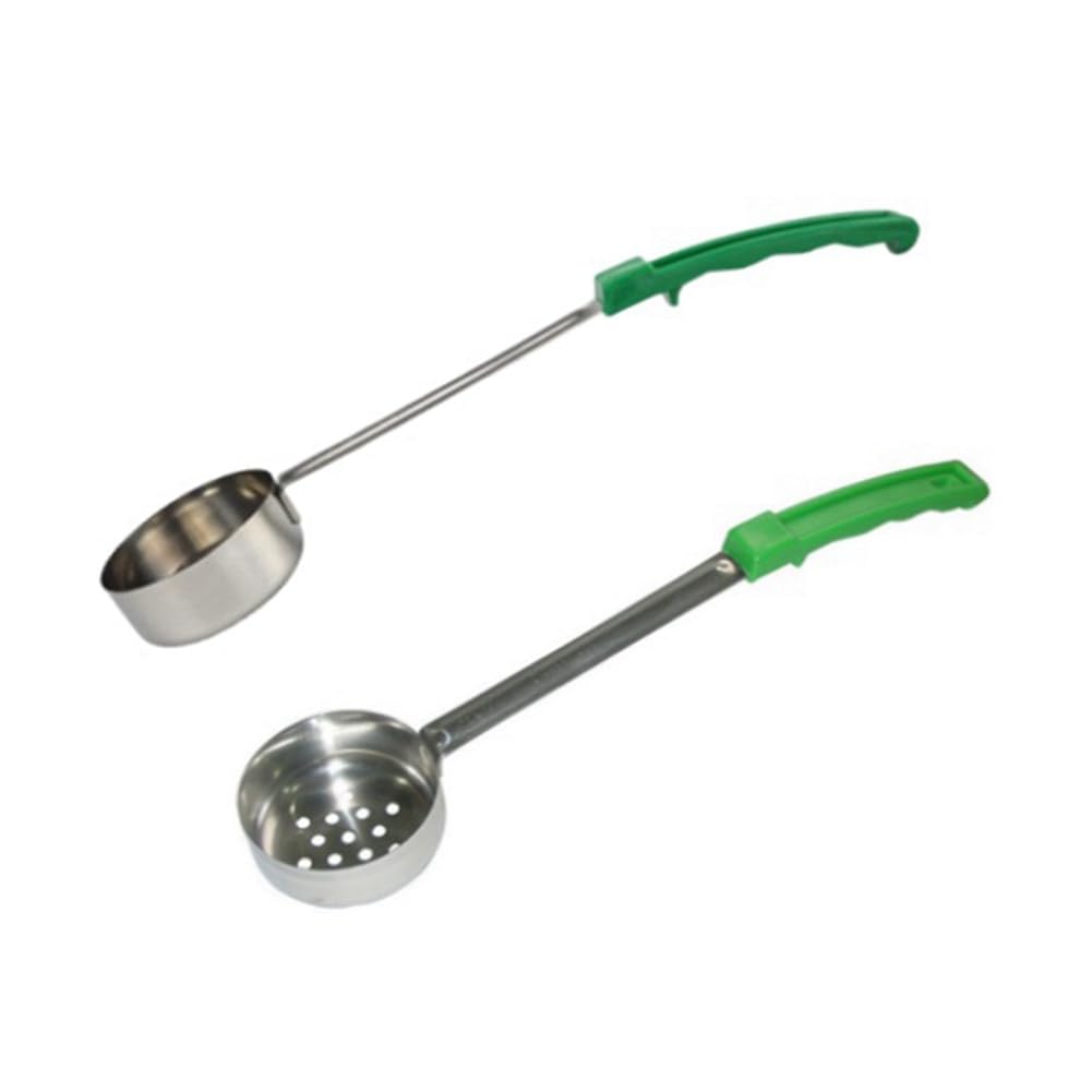 CTRLZS Stainless Steel Pizza Sauce Spoon Pizza Spread Ladle Serving Spoon with Long Handle Kitchen Baking Tool 4 Ounce