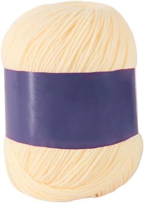 5 Rolls 50g 3-Ply Cotton Yarn for Crocheting Hand Knitting Blend(22)