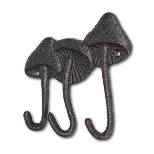 Abbott Collection Mushroom Triple Hook-6" L