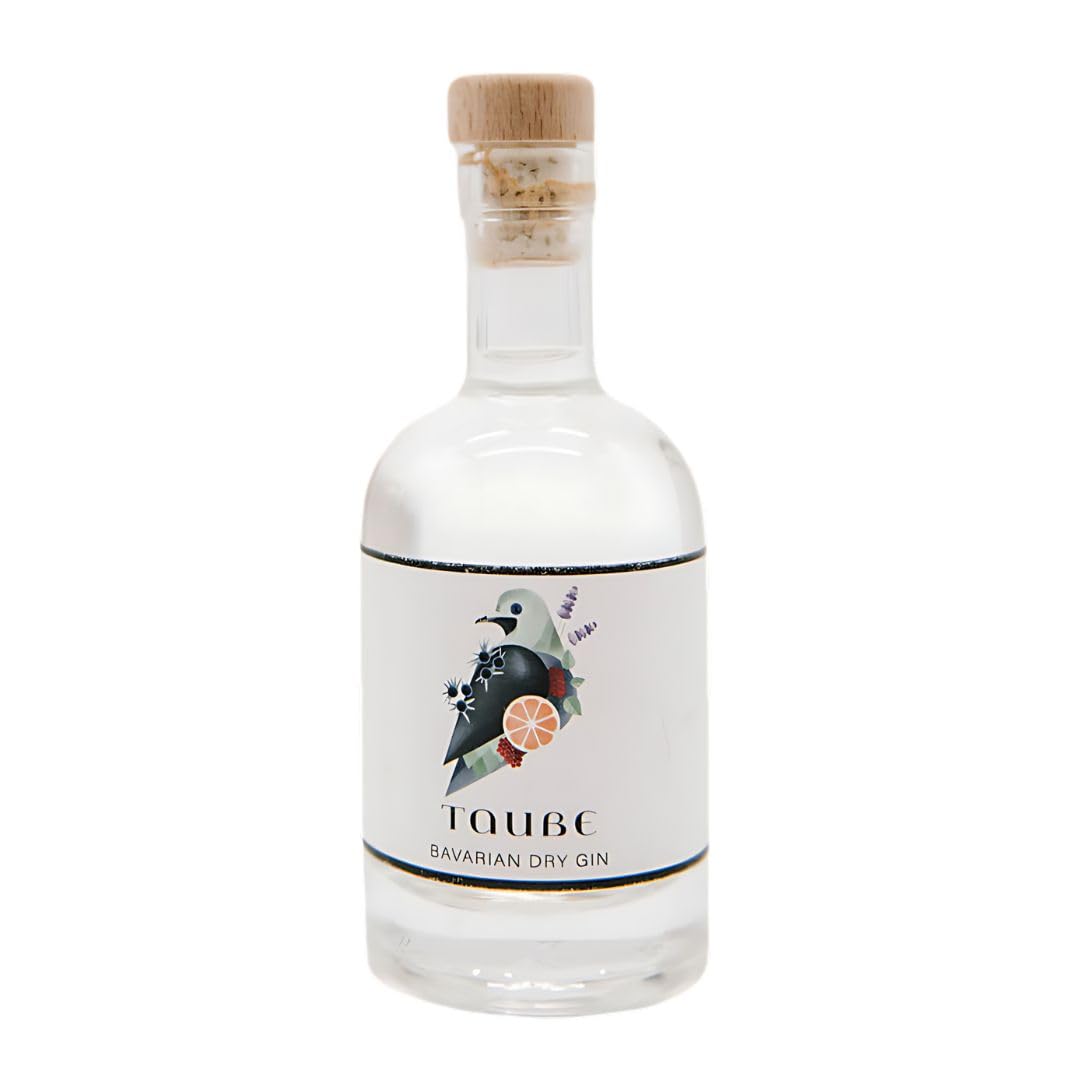 TAUBE Gin | Bavarian Dry Mini Gin | Mini Bio Gin aus Bayern (0,1 L)