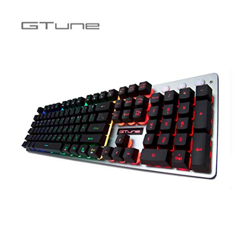 Hansung GTune MBF77 rWu JjJQ[L[{[h/LED C{[obNCg^v[g USBLh Windows PC Q[}[p - ubN