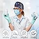 Wonvify Op Haube Stoff, 2 Stücke OP Hauben Damen Herren Unisex, Baumwolle ist Schweißableitend, Verstellbare und Schrubben, Zubehör für Ärzten, Krankenschwestern, Surgical Cap for Women and Men