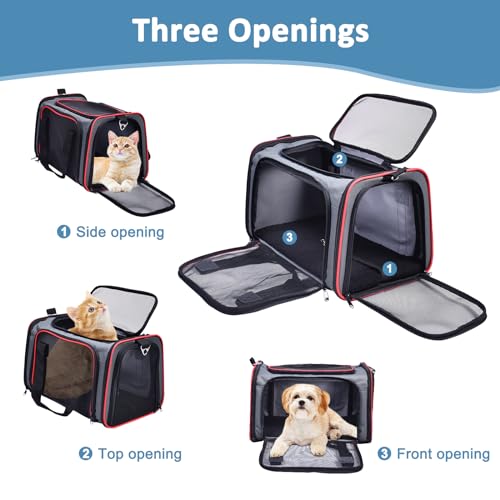 Soft-Sided Kennel Pet Carrier for Small Dogs, Cats, Puppy, Airline Approved Cat Carriers Dog Carrier Collapsible, Travel Handbag & Car Seat Soft-Sided Kennel Pet Carrier for Small Dogs, Cats, Puppy, Airline Approved Cat Carriers Dog Carrier Collapsible, Travel Handbag & Car Seat
