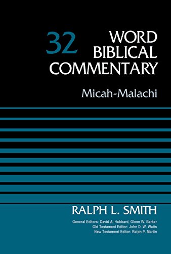 Word Biblical Commentary: Micah-malachi