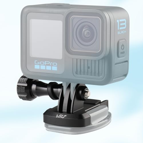 HSU Zacisk szybkozamykający do Go Pro, adapter do uchwytu kamery ze stopu aluminium do Hero 13/12/11/10/9/8/7/6/5/4/3 i innych kamer sportowych