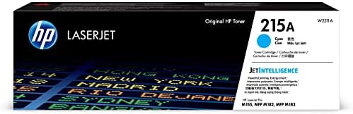 Amazon.com: Original HP 215A Cyan Toner Cartridge | Works with HP Color  LaserJet Pro M155, HP Color LaserJet Pro MFP M182, M183 Series | W2311A :  Office Products