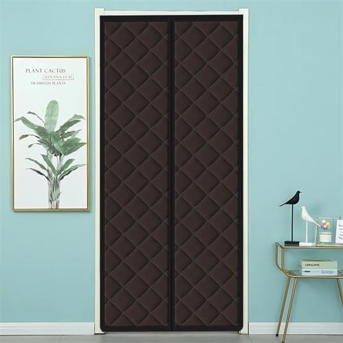 Rideau de porte isolant thermique en polyester épais pour une isolation premium - 2