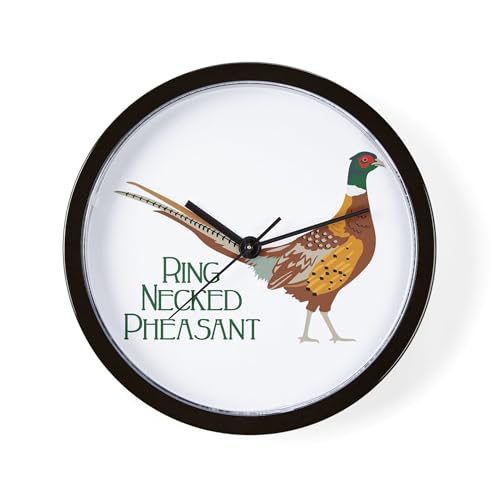 CafePress Ring Necked Pheasant Unique Decorative 10 Wall Clock