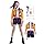 IBQ Girls Pop Singer Costume Kids with Wig, Complete Demon Costume Stage Dance Cosplay Set for Tollder Party Halloween Costumes BQ182M